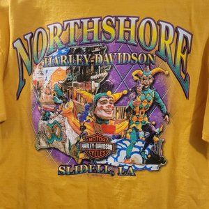 Harley Davidson Yellow Northshore T-Shirt (Size M)